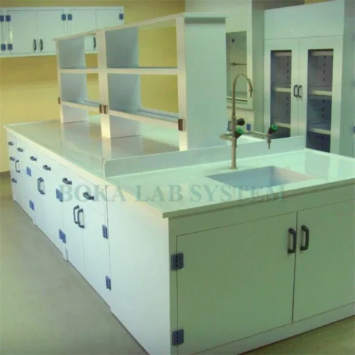 Acid-Resistant PP Lab Table With Sink