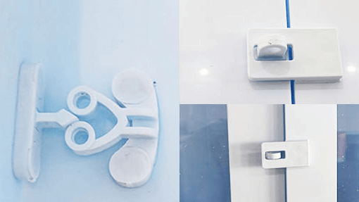 Special door stopper and double lock structure