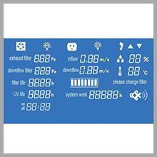 biological Safety Cabinet LCD Display