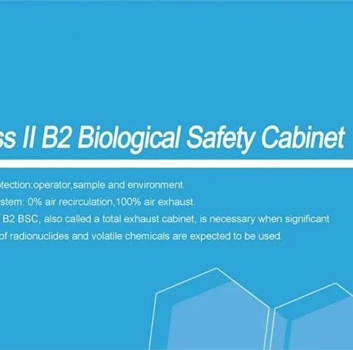Class II B2 Biological Safety Cabinet for Laboratory