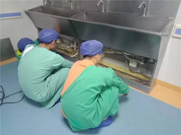Medical Wash Sink 304 Stainless Steel Automatic for Hospital