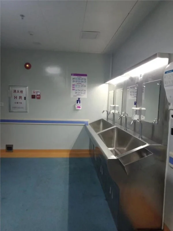 Medical Wash Sink 304 Stainless Steel Automatic for Hospital