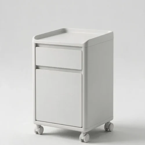 Mobile & Molded Bedside Cabinet