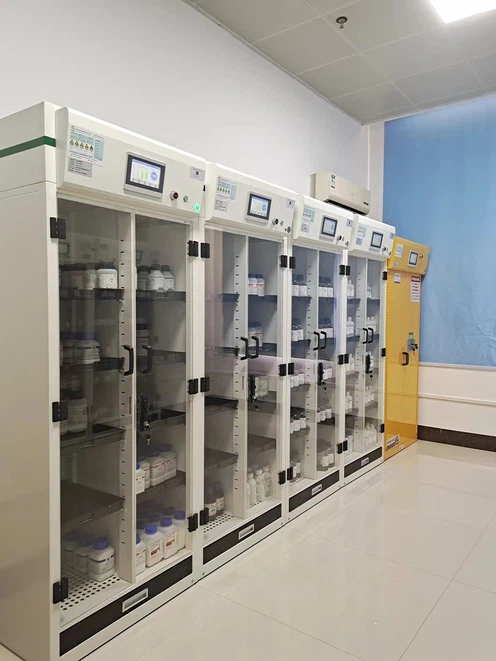 Hazardous Chemical Storage Cabinet With HEPA Filter - 3